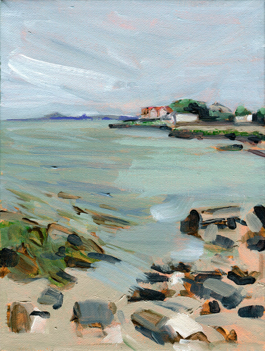 "Sandycove" seascape painting