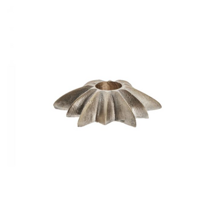 Pale Gold Star Candle Holder 9.5cm