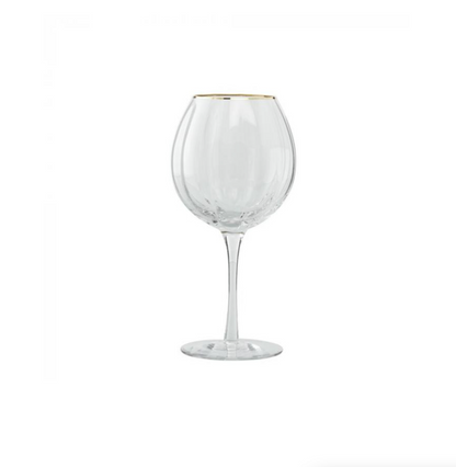 Gold-Rimmed Gin Glass