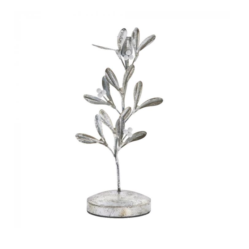 Silver branch candleholder, medium