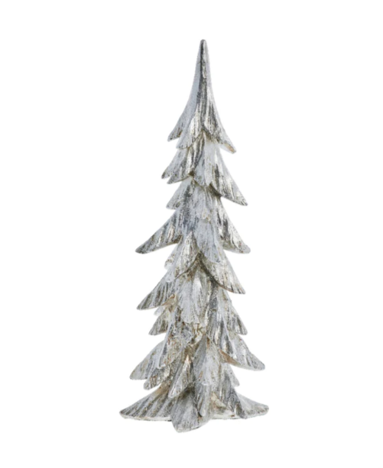 Silver Christmas tree, 44cm
