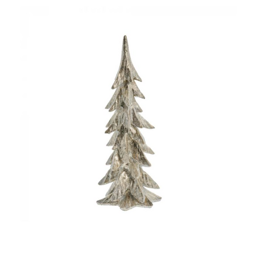 Pale gold Christmas tree, 44cm